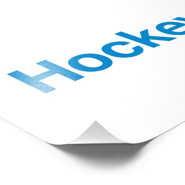 Hockey Photo Print (Corner)