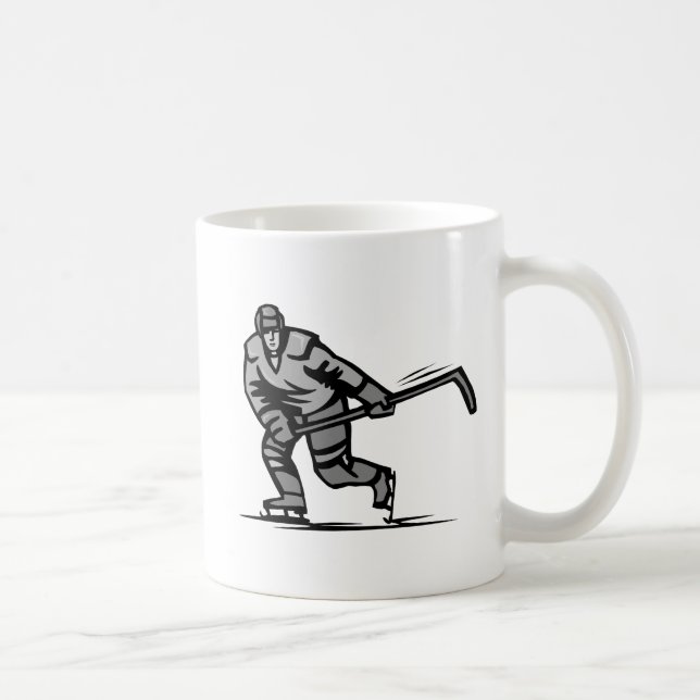 Hockey Player Coffee Mug (Right)