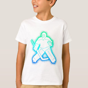Hockey Player Goalkeeper Men Boys Ice Hockey Goali T-Shirt