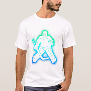Hockey Player Goalkeeper Men Boys Ice Hockey Goali T-Shirt