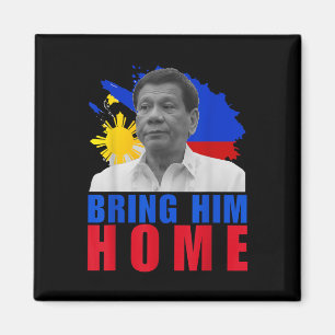 Hockey Player Graphic  Magnet