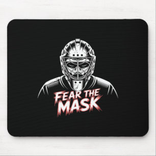 Hockey Player Halloween Penalty Box Hockey Goalkee Mouse Pad