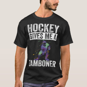 Hockey Player  Hockey Gives Me a Zamboner T-Shirt