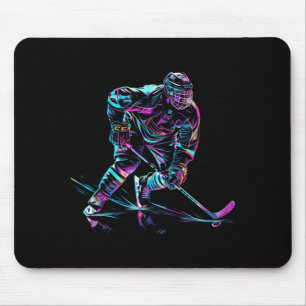 Hockey Player Ice Hockey Performance Mouse Pad
