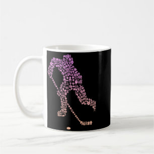 Hockey Player Icon Hockey Player Gear _ Girls Ice Coffee Mug