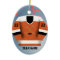 Hockey Player Jersey Ornament