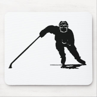 Hockey Player Mouse Pad