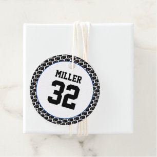 Hockey Player Name Number Game Puck Sports Fun Favour Tags