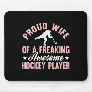 Hockey Player Olympic Ice Hockey Field Hockey Wife Mouse Pad