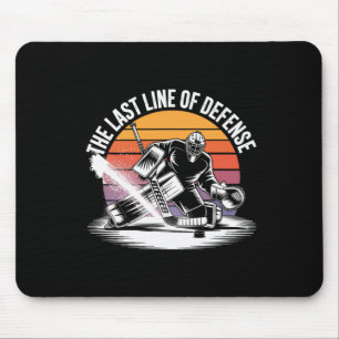 Hockey Player Penalty Box Hockey Goalkeeper Mouse Pad