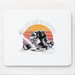 Hockey Player Penalty Box Hockey Goalkeeper Mouse Pad