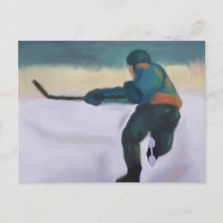 Hockey Player, Postcard