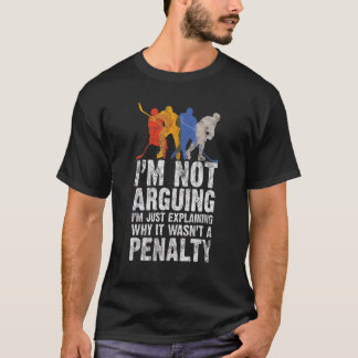 Hockey Player Sports Game Gag  Graphic T-Shirt