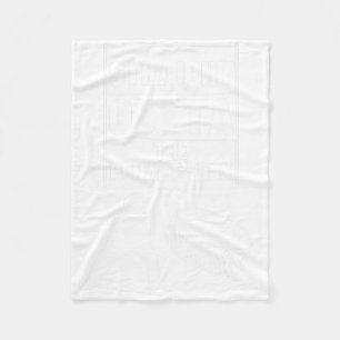 Hockey Player Straight Outta Penalty Box Funny Ice Fleece Blanket