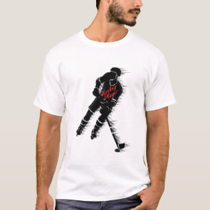 hockey player t-shirt