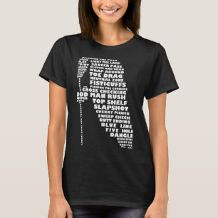 Hockey Player Tygraphy Childrens T Shirt 