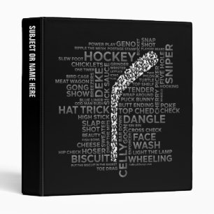 Hockey Players and Slang Binder
