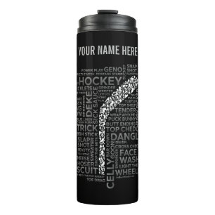 Hockey Players and Slang Thermal Tumbler