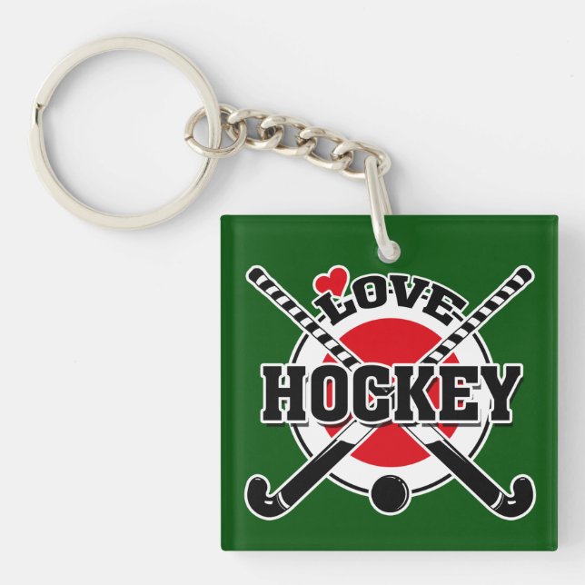 Hockey Players Keychain (Front)