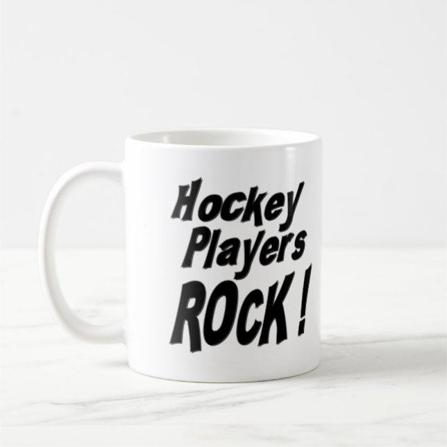 Hockey Players Rock! Mug (Left)