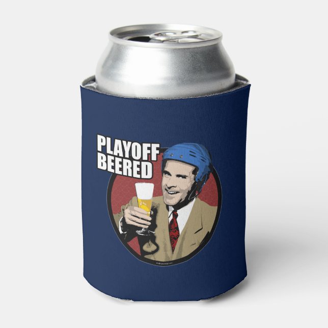 Hockey Playoff Beered Can Cooler (Can Front)