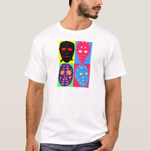 Hockey Pop Art Goalie Masks T-Shirt