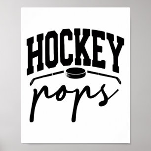 Hockey Pops Hockey Family Matching Poster
