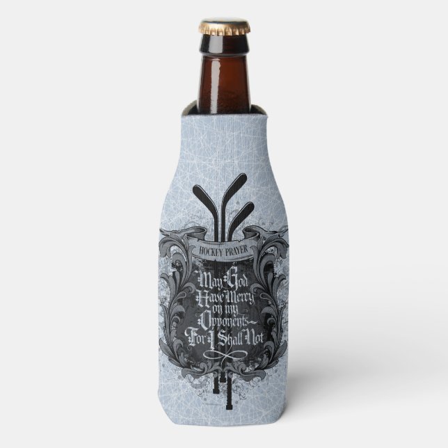 Hockey Prayer Bottle Cooler (Bottle Front)