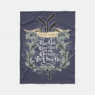 Hockey Prayer Fleece Blanket