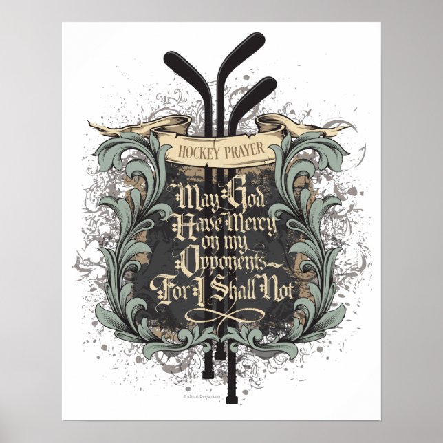 Hockey Prayer Poster (Front)