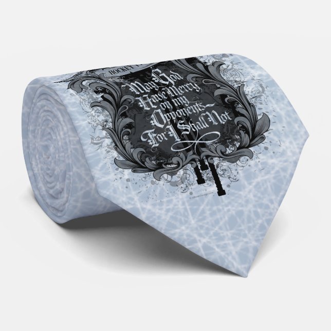 Hockey Prayer (with player number) Tie (Rolled)