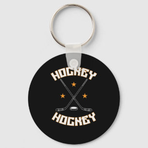 Hockey Puck Keychain