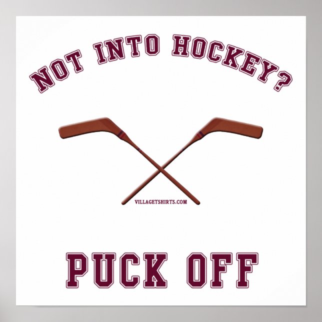 Hockey Puck Off Poster (Front)