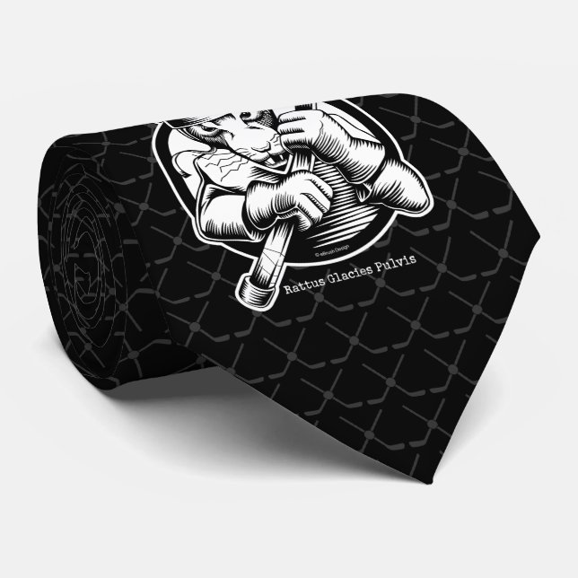 Hockey Rat Neck Tie (Rolled)