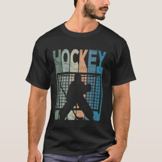 Hockey Retro Hockey Player Vintage Ice Hockey T-Shirt