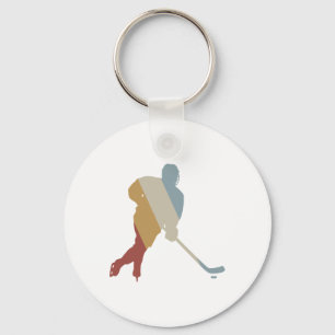 Hockey Retro Style Vintage (1) Keychain