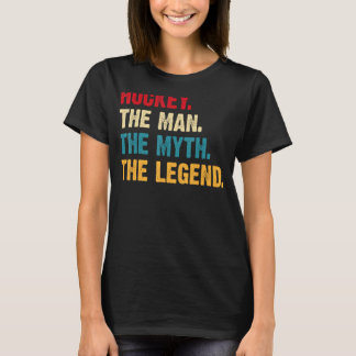 hockey retro vintage sunset  for hockey player 2 T-Shirt