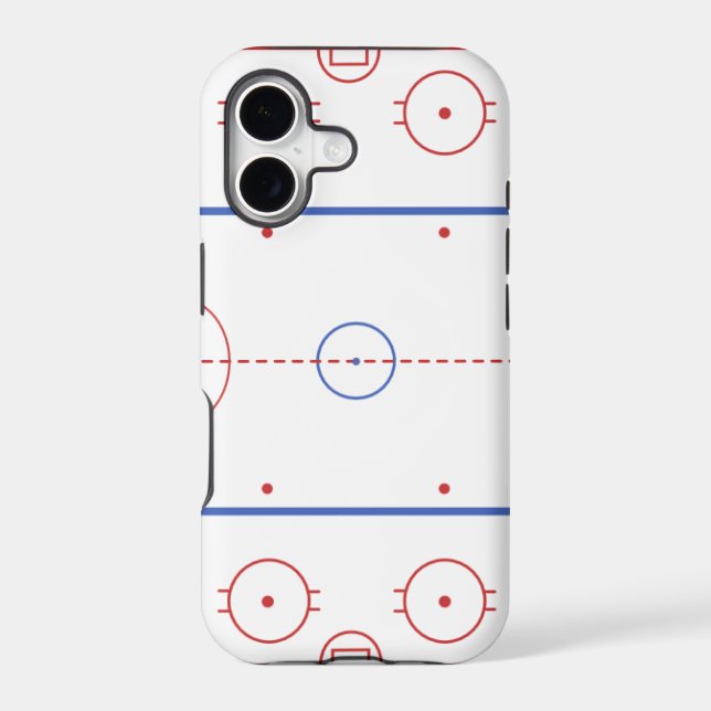 Hockey Rink iPhone Case (Back)