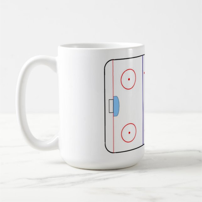 hockey rink mug (Left)