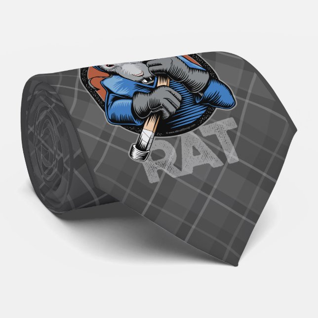 Hockey Rink Rat Tie (Rolled)