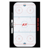 Plain Black White Professional Minimalist Name Dry Erase Board