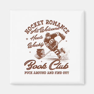 Hockey Romance Smut Reader Book Club Book Lover Bo Magnet