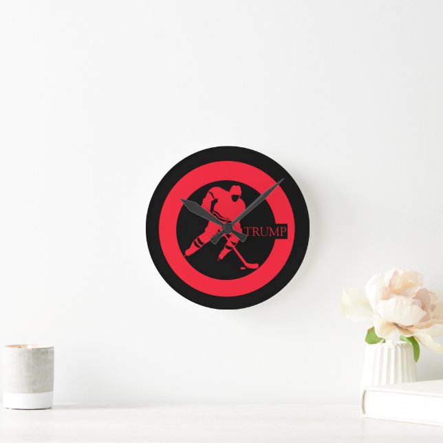 HOCKEY ROUND CLOCK (Home)