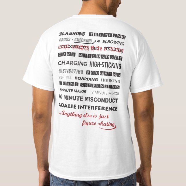Hockey Rules T-Shirt (Back)