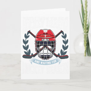 Hockey Season Ice Hockey  Card