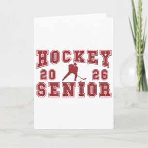 Hockey Senior Night Hockey Senior 2026 Graduation  Card