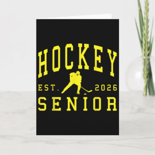 Hockey Senior Night Hockey Senior 2026 Graduation Card