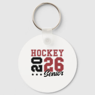 Hockey Senior Night Hockey Senior 2026 Graduation  Keychain