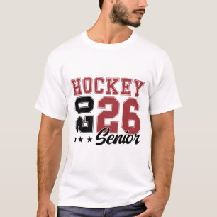 Hockey Senior Night Hockey Senior 2026 Graduation T-Shirt