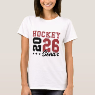 Hockey Senior Night Hockey Senior 2026 Graduation  T-Shirt